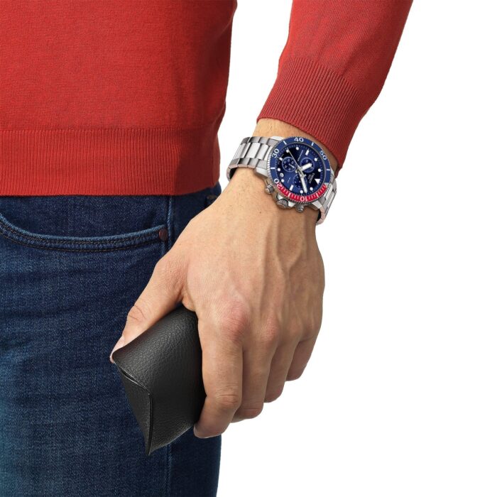 Tissot Seastar 1000 Quartz Chronograph Men's Graded Blue Watch - T120.417.11.041.03 - Image 3
